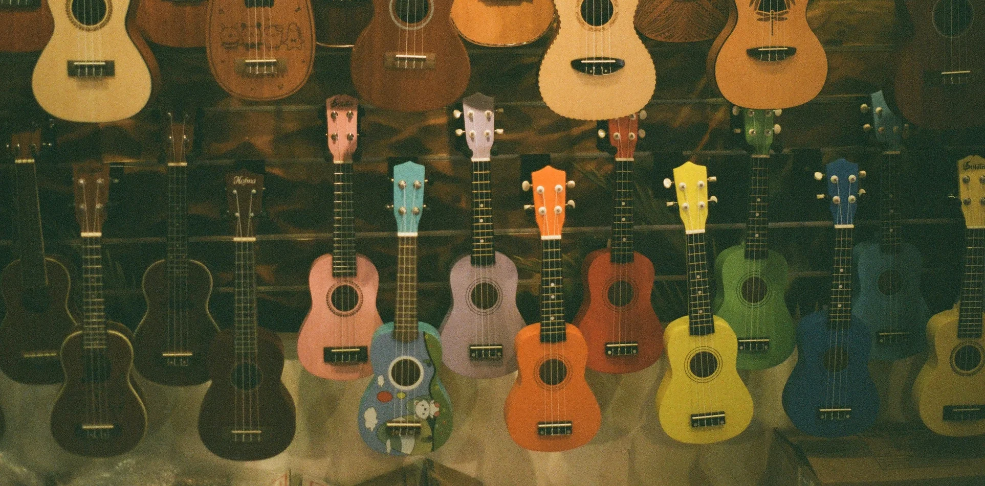 Colección de guitarras.