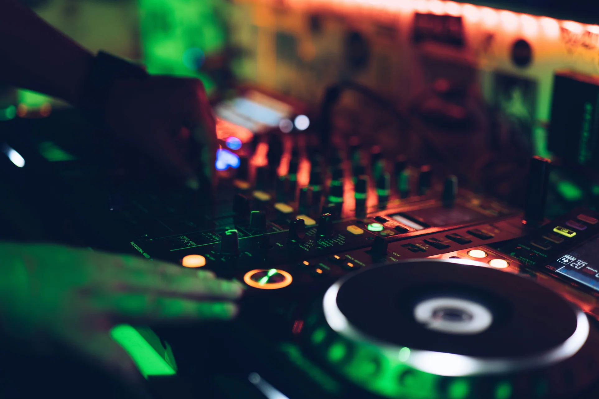 Sesión de DJ.