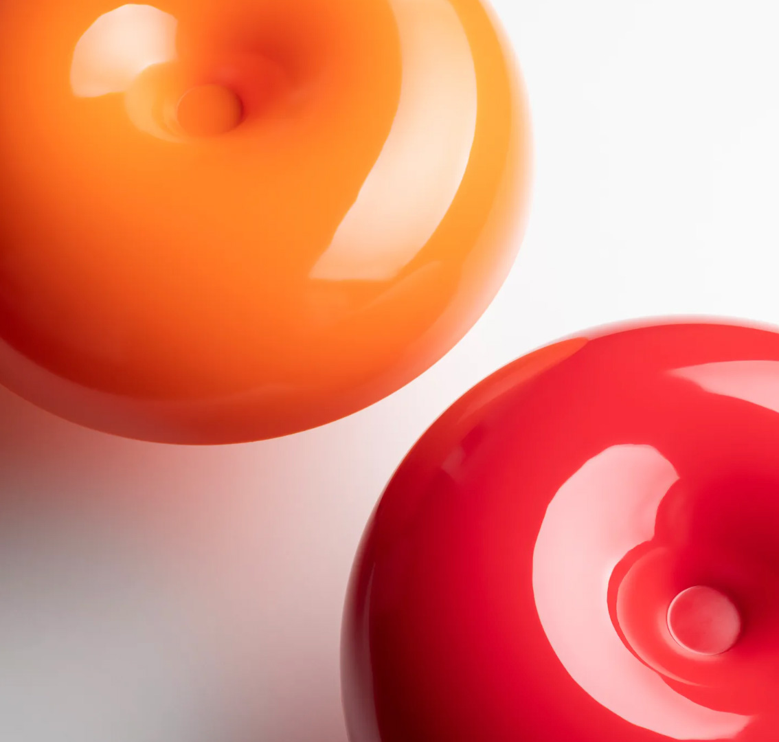 Lámparas de colores, Nessino, de Artemide,