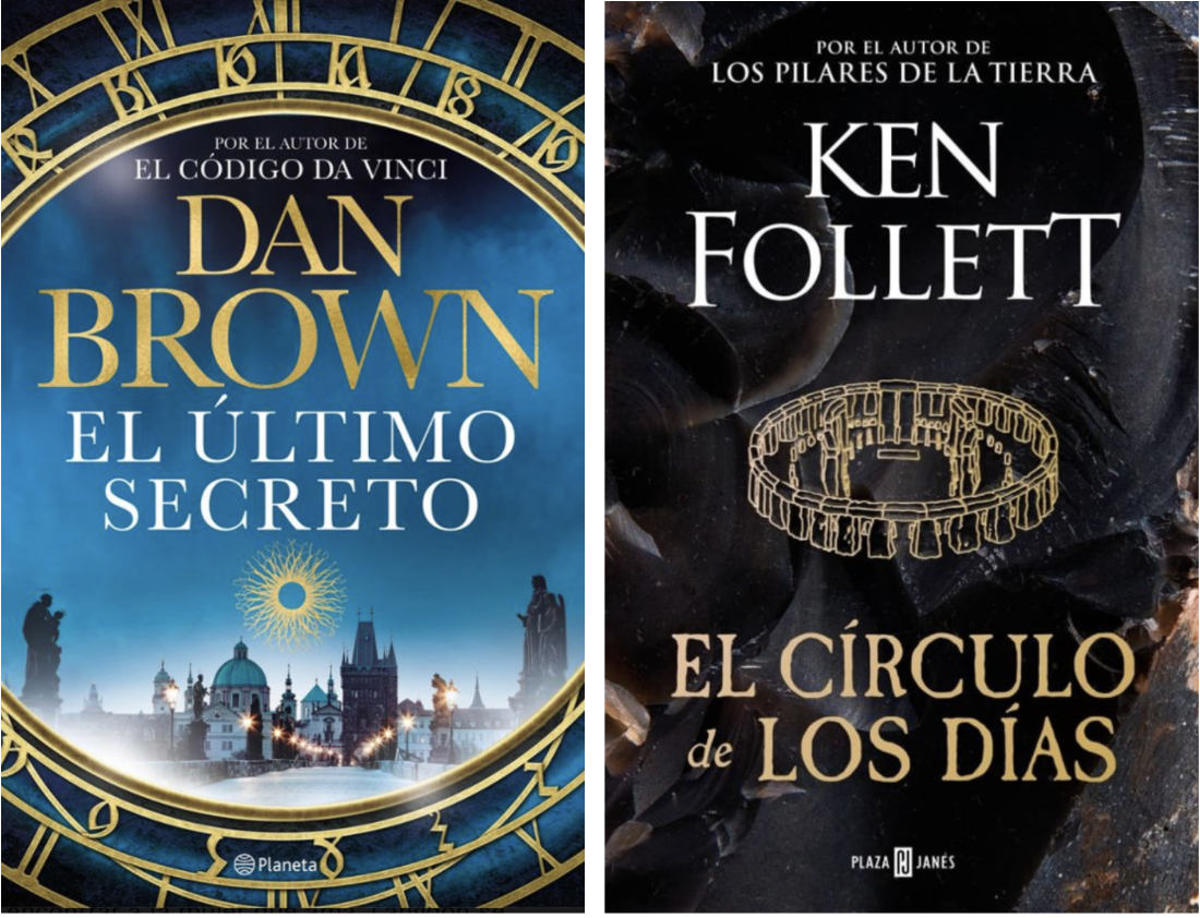 Dan Brown y Ken Follet