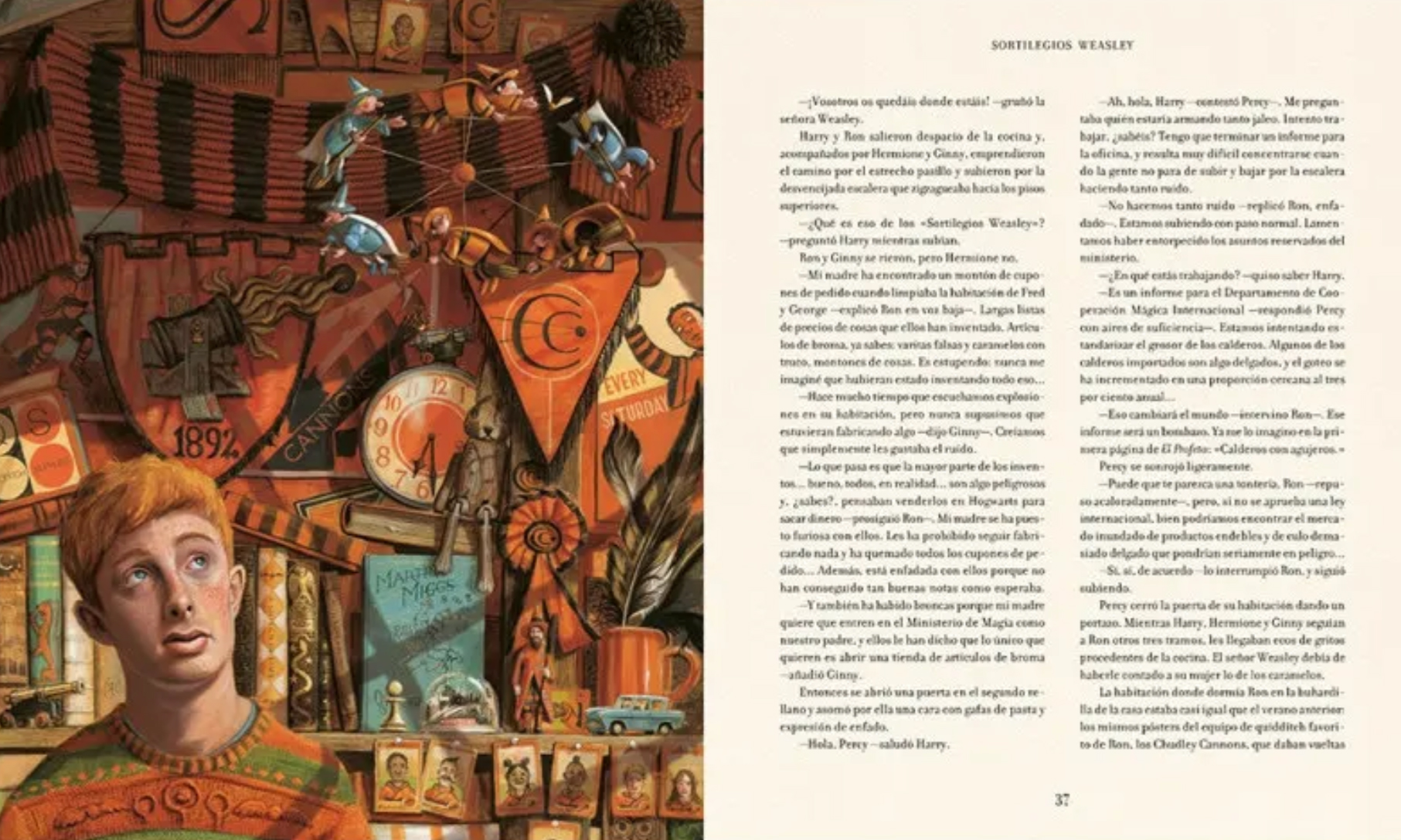 Harry Potter ilustrado por Salamandra Infantil y Juvenil 