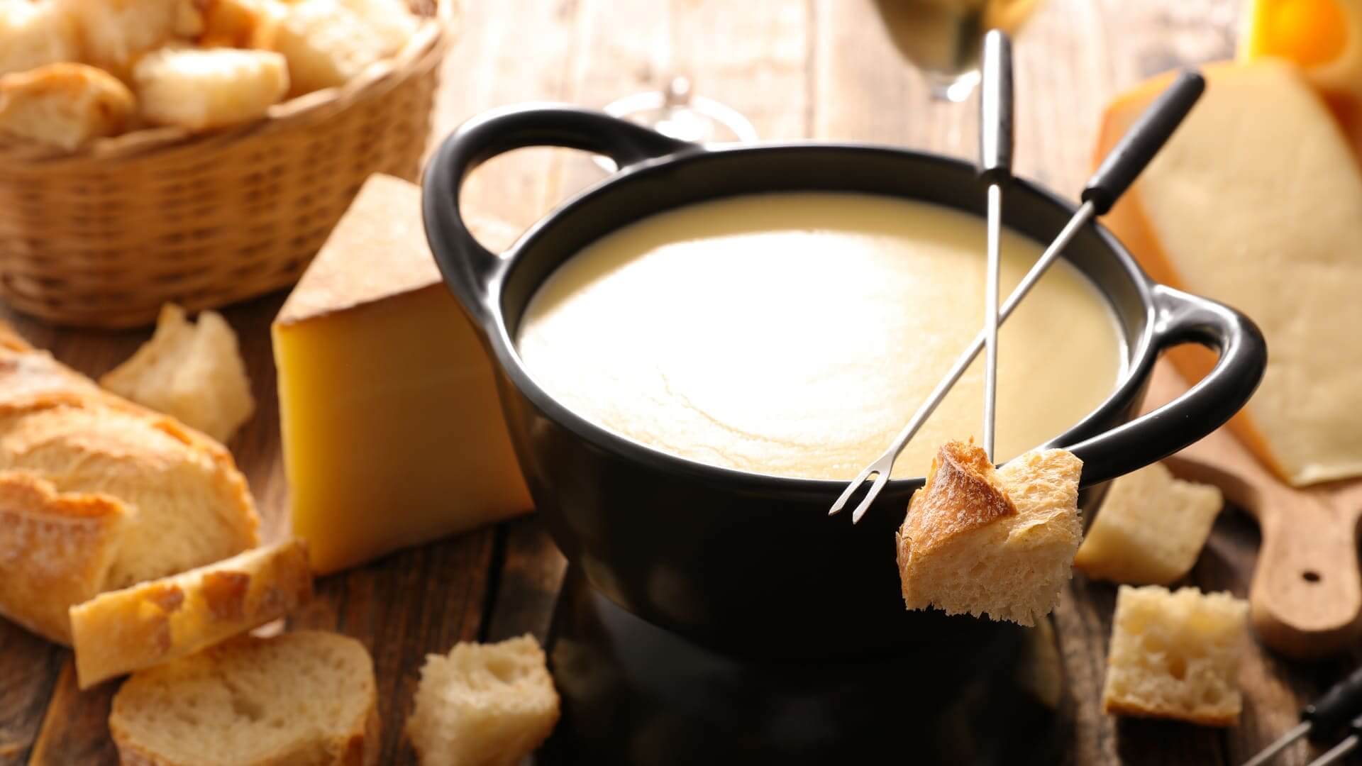 Fondue de Queso en Pan