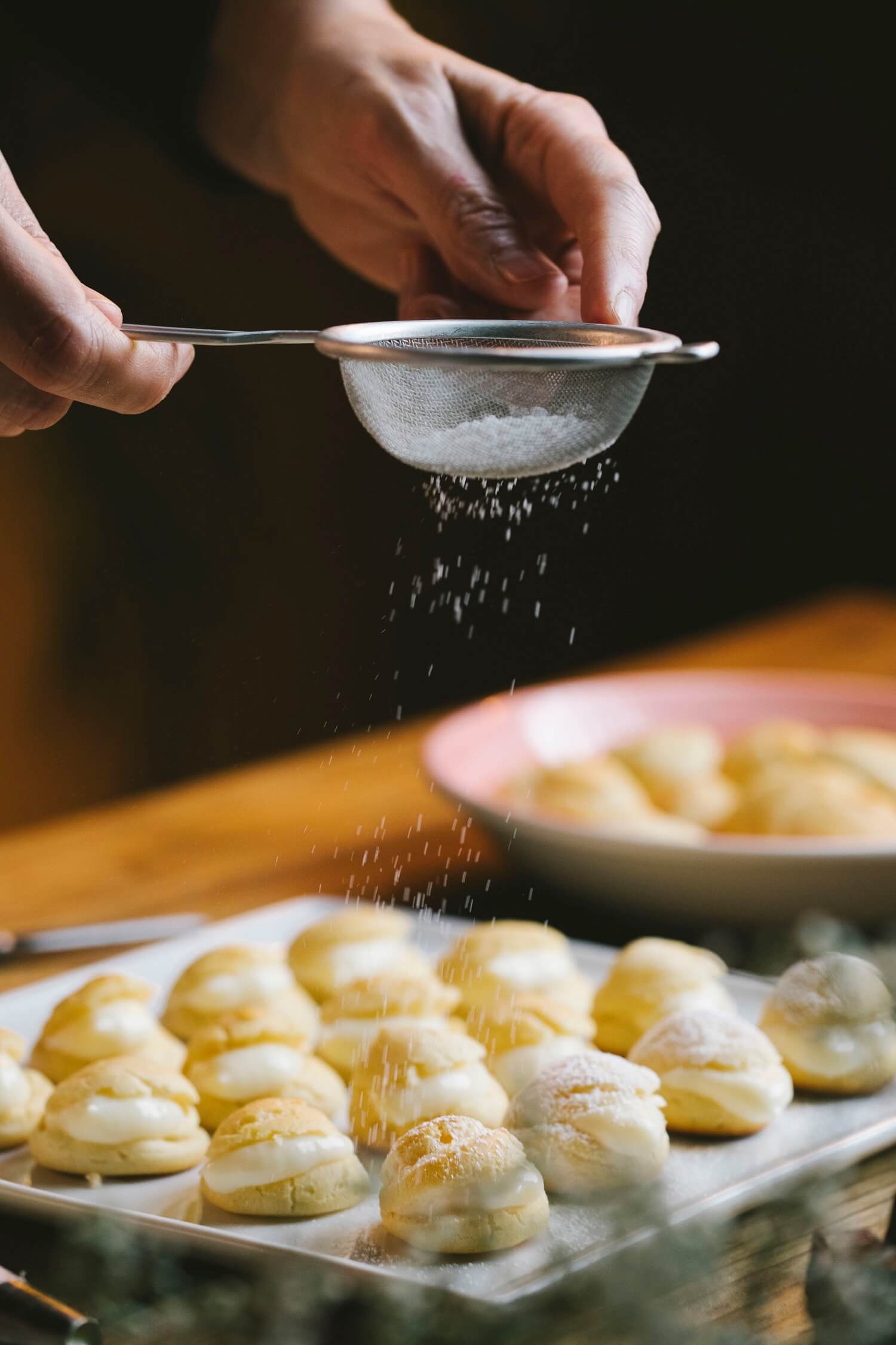 Cómo preparar profiteroles de crema para 6 personas