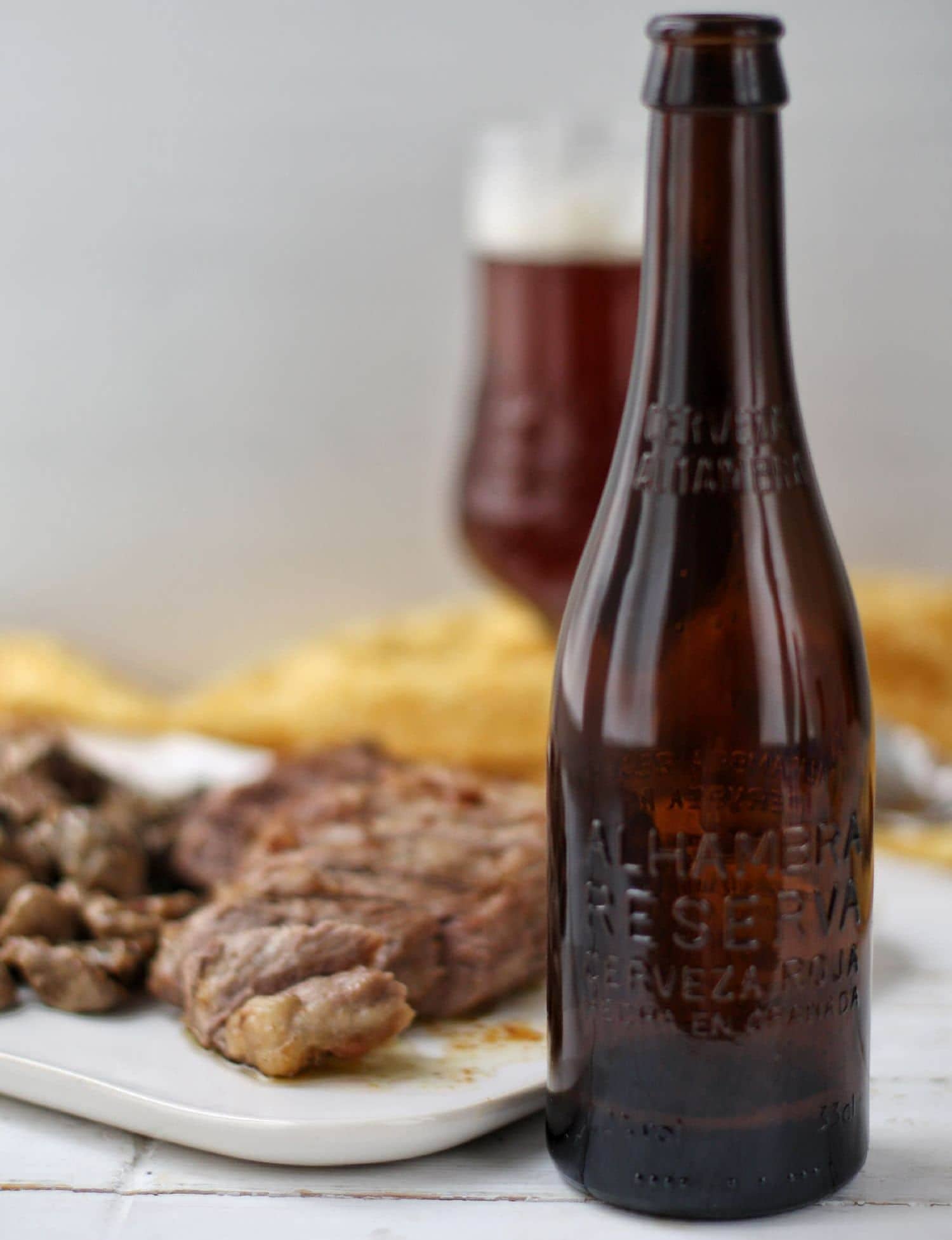 Presa ibérica con salsa de boletus para saborear la temporada de setas