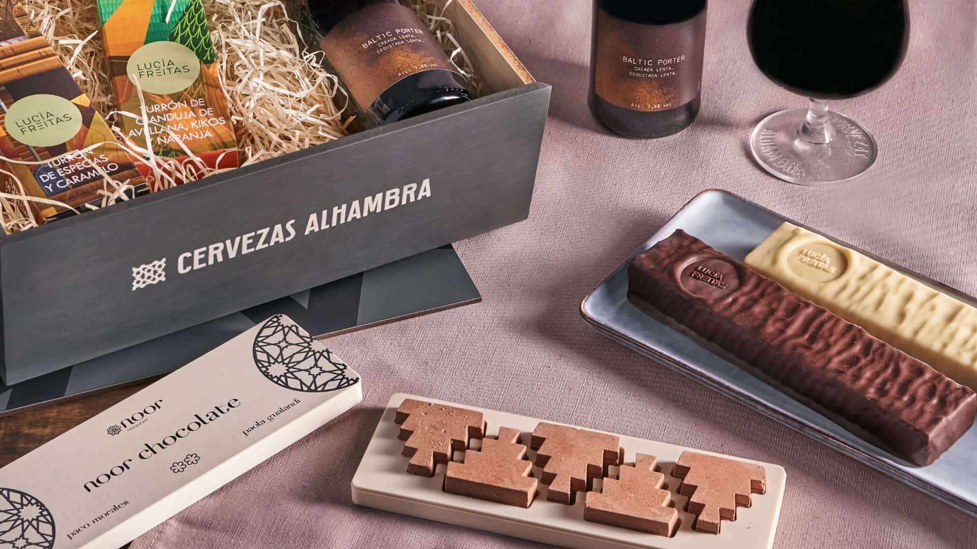 Turrones con sello Michelin: así es el pack de regalo más dulce de Cervezas Alhambra