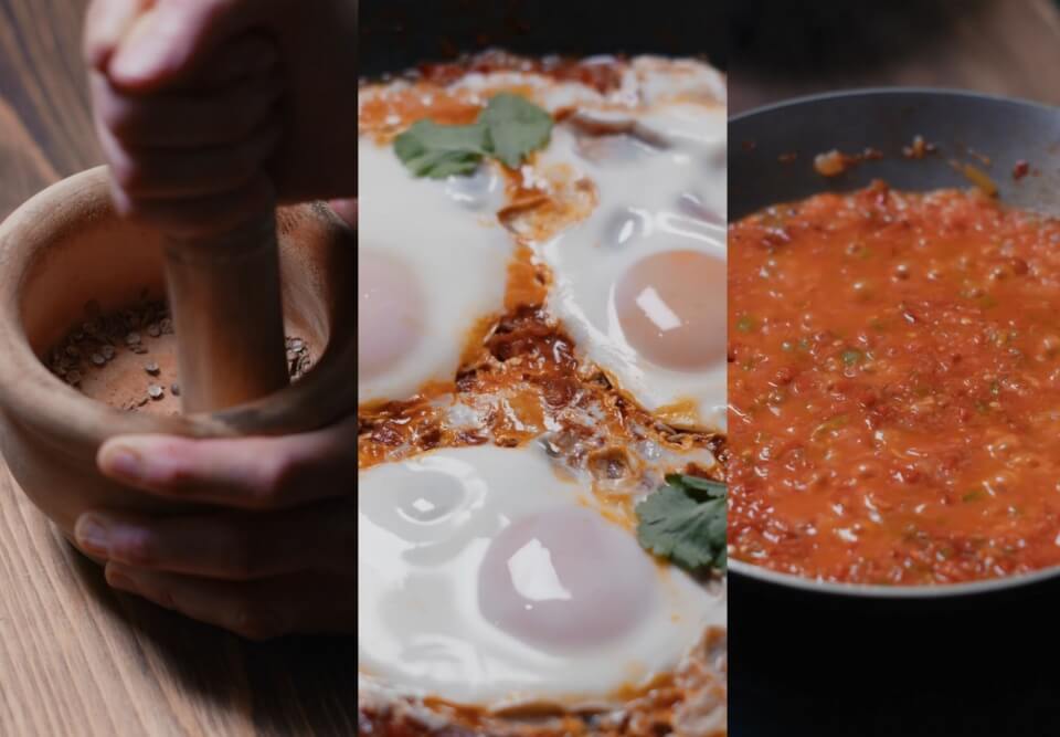 Shakshuka, los huevos especiados más sabrosos de Oriente