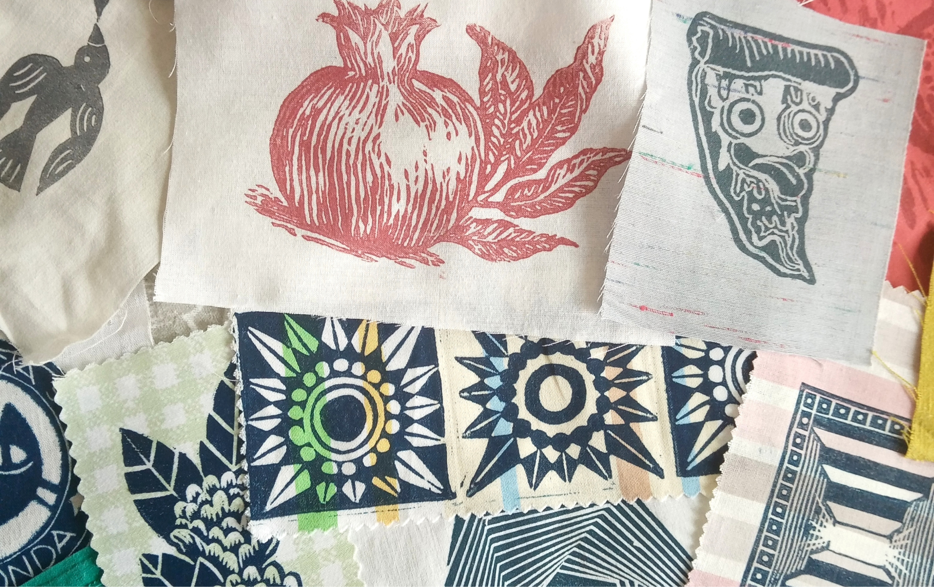 Taller de Patchwork sobre totebag con La Redonda Gráficas